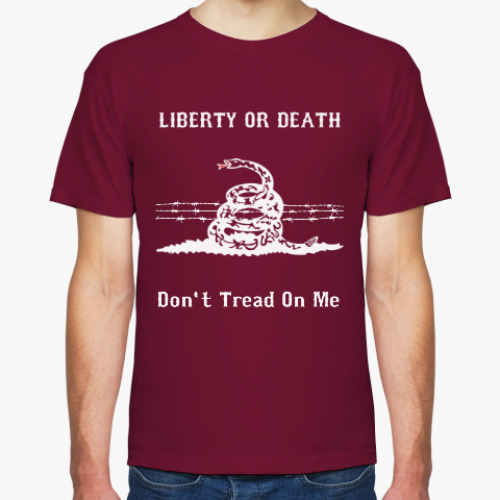 Футболка с принтом Liberty Or Death