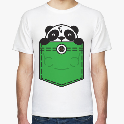 Футболка с принтом Панда