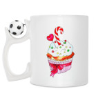 Кружка с футбольным мячиком