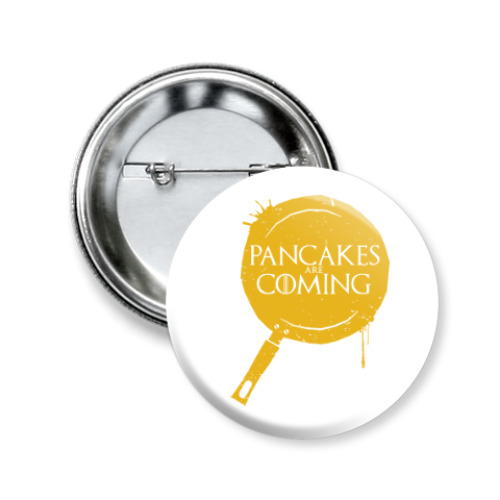 Значок 50мм с принтом Скоро блины