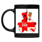 Кружка цветная UV-DTF