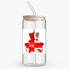 Банка с бамбуковой крышкой