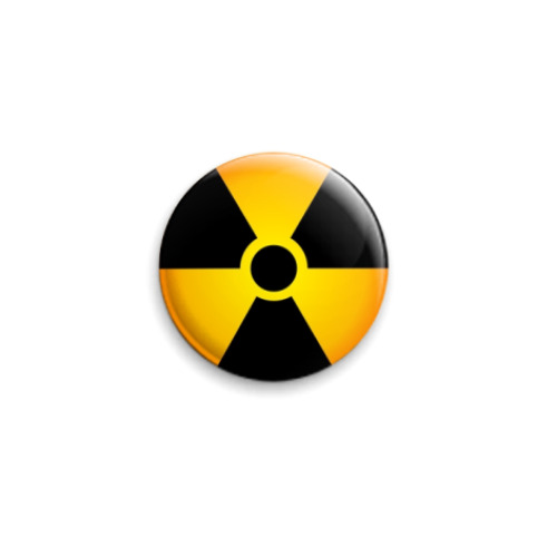 Значок 25мм  Radiation