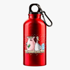 Металлическая бутылка 400 мл UV-DTF