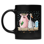 Кружка цветная UV-DTF