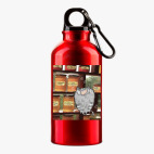 Металлическая бутылка 400 мл UV-DTF