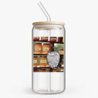 Банка с бамбуковой крышкой