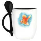 Кружка с ложкой