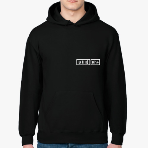Толстовка худи Группа крови 3 Rh+