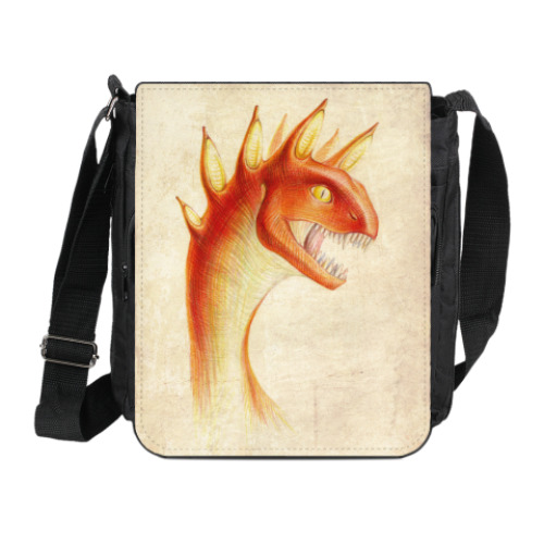 Сумка на плечо (мини-планшет) с принтом Азарит