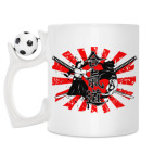 Кружка с футбольным мячиком