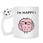 Кружка с футбольным мячиком