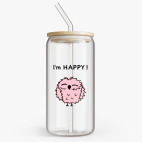 Банка с бамбуковой крышкой