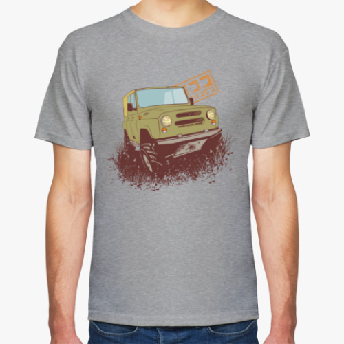 Футболка с принтом 4х4 Off Road УАЗ
