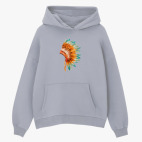 Толстовка худи оверсайз