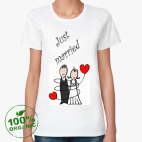 Женская футболка органик