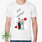 Мужская футболка органик