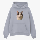 Толстовка худи оверсайз