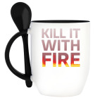 Кружка с ложкой