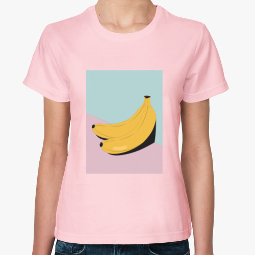 Женская футболка Бананы