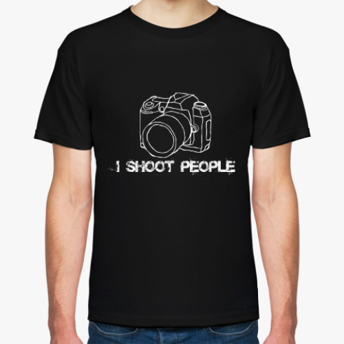 Футболка с принтом I Shoot People