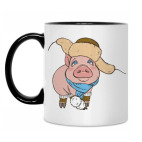 Кружка двухцветная