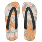 Шлёпанцы магические цветы