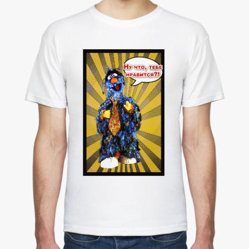 Футболка с принтом Зелебоба/комикс