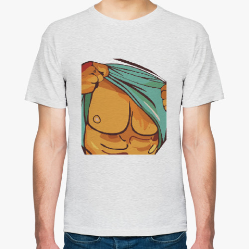 Футболка с принтом Накачанные мускулы