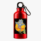 Металлическая бутылка 400 мл UV-DTF