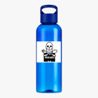 Прозрачная спортивная бутылка