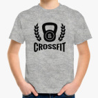 Кроссфит логотип с гирей