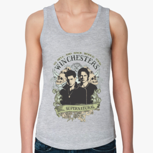 Женская майка Сверхъестественное Дин и Сэм