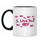 Кружка двухцветная