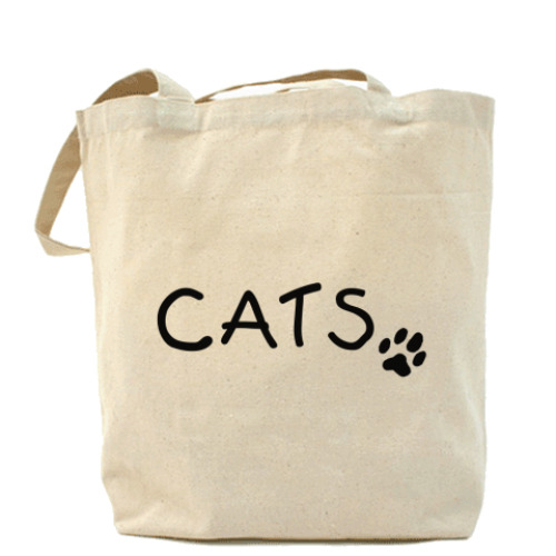 Сумка шоппер с принтом Cats