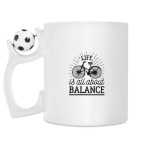 Кружка с футбольным мячиком