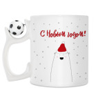 Кружка с футбольным мячиком