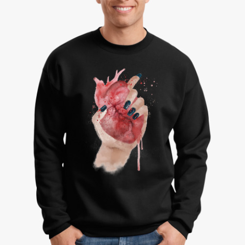 Свитшот Сердце в руке