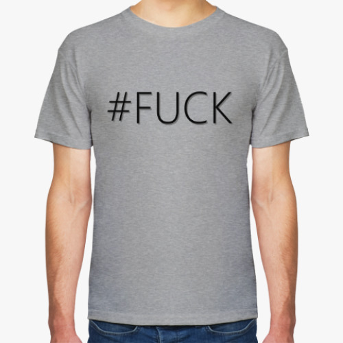 Футболка с принтом Fuck