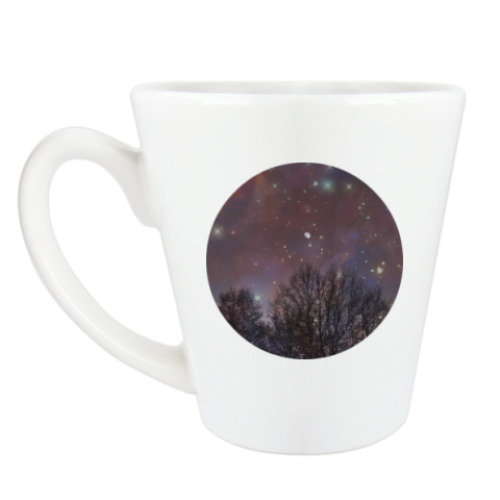 Чашка Латте Ночное небо