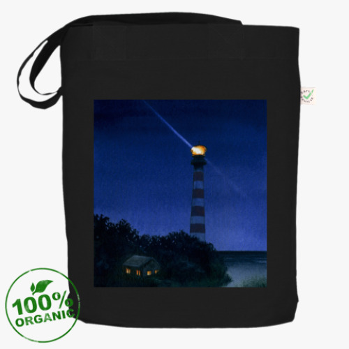 Сумка шоппер с принтом Свет маяка
