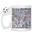 Кружка с футбольным мячиком