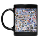 Кружка цветная UV-DTF