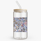 Банка с бамбуковой крышкой