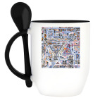 Кружка с ложкой