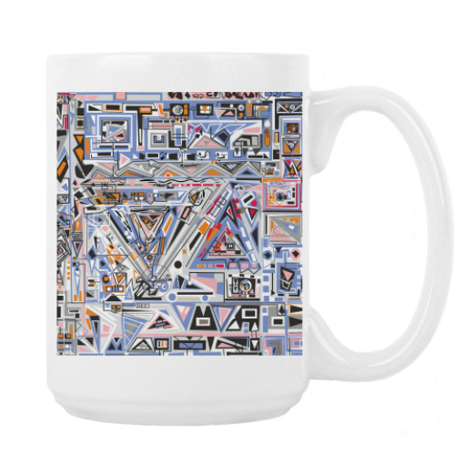 Кружка с принтом Ташизм