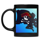 Кружка цветная UV-DTF