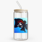 Банка с бамбуковой крышкой