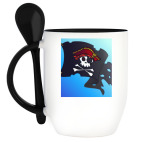 Кружка с ложкой