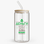 Банка с бамбуковой крышкой